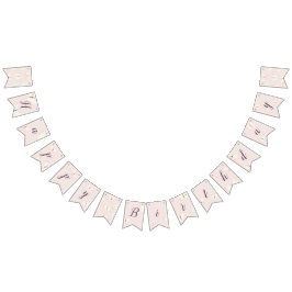 Vlinder thema verjaardag vlaggetjes