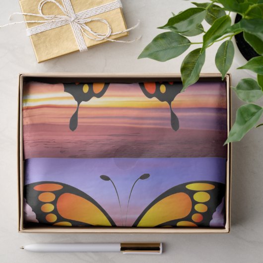 Vlinder tissuepapier (Geschenk)