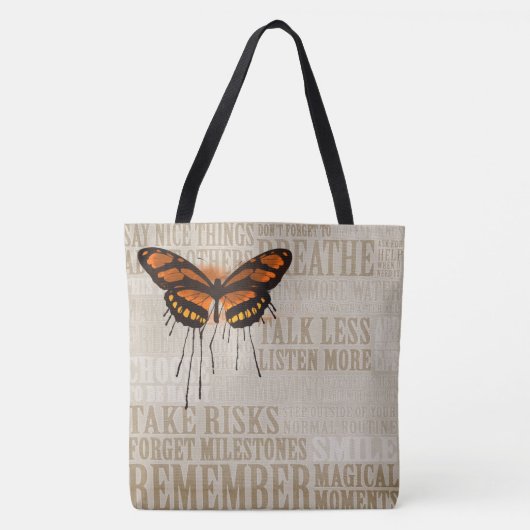 Vlinder Tote Bag (Voorkant)