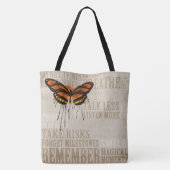 Vlinder Tote Bag (Achterkant)