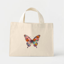 Vlinder Tote Tas Bloem Boho Esthetiek