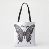 Vlinder Tote Tas, Cute Vlinder Bag (Voorkant)