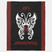 Vlinder/Tribal...APS Fleece Deken (Voorkant)