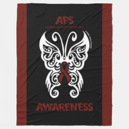 Vlinder/Tribal...APS Fleece Deken