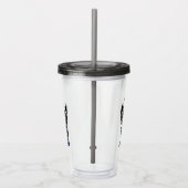 Vlinder/Tribal...CVS Acryl Drinkbeker (Rechts)