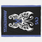 Vlinder/Tribal...CVS Fleece Deken (Voorkant (Horizontaal))