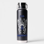 Vlinder/Tribal...CVS Waterfles (Achterkant)