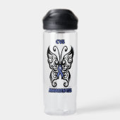 Vlinder/Tribal...CVS Waterfles (Achterkant)