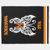 Vlinder/Tribal...RSD Fleece Deken (Voorkant (Horizontaal))