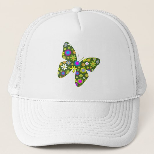 Vlinder Trucker Pet (Voorkant)