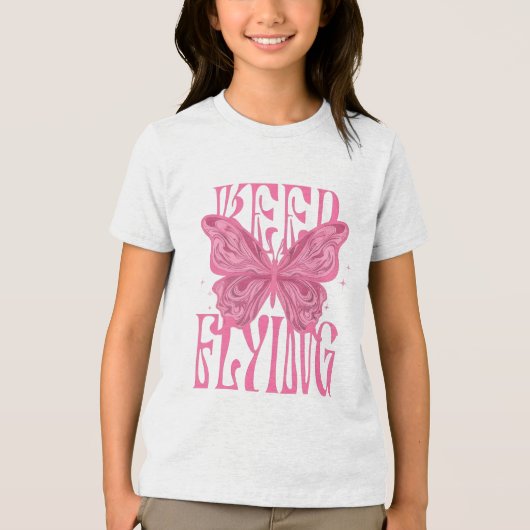 vlinder tshirt ontwerp  (Voorkant)