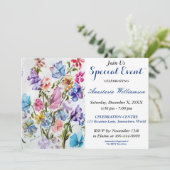 VLINDER TUINFEEST EVENEMENT UITNODIGING (Staand voorkant)