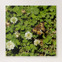Vlinder Tussen Bloemen Legpuzzel