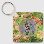 Vlinder tussen de bloemen sleutelhanger (Voorkant)