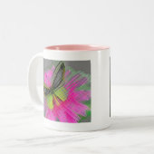 VLINDER TWEEKLEURIGE KOFFIEMOK (Voorkant links)