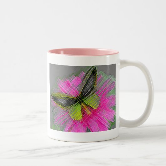 VLINDER TWEEKLEURIGE KOFFIEMOK (Rechts)