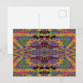 Vlinder uit het geel briefkaart (Voorkant / Achterkant)