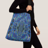 VLINDER UIT HET GROEN EN BLAUW CROSSBODY TAS (Dichtbij)