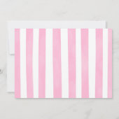 Vlinder uitnodiging voor 5e verjaardag met foto (Achterkant)