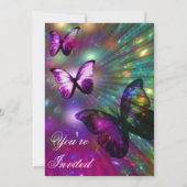 Vlinder Uitnodigingen (Voorkant)