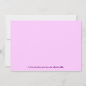 Vlinder Uitnodigingen (Achterkant)