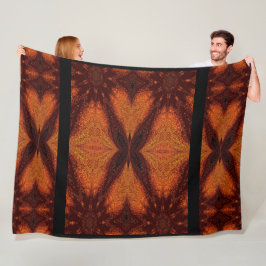 Vlinder van goud 1 fleece deken
