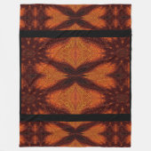 Vlinder van goud 1 fleece deken (Voorkant)