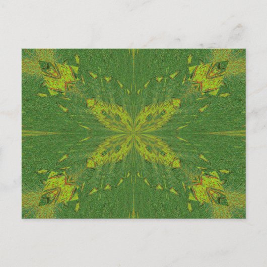 vlinder van het groen briefkaart (Voorkant)
