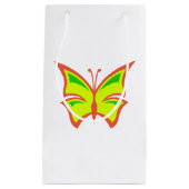 Vlinder Vector Illustratie Gift Bag Klein Cadeauzakje (Voorkant)