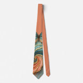 vlinder veerachtige werveling stropdas (Voorkant)