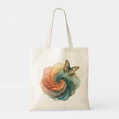 vlinder veerachtige werveling tote bag (Achterkant)