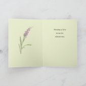 Vlinder verandert het denken aan jou kaart (Binnen)