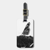 vlinder verlegen blacq bagagelabel (Voorkant verticaal)