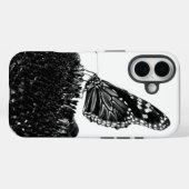 vlinder verlegen zwart Case-Mate iPhone case (Achterkant (horizontaal))