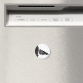 vlinder verlegen zwart magneet (Insitu (Vaatwasser))