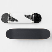 vlinder verlegen zwart skateboard (Horizontaal)