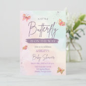 VLINDER VERZAMELING UITNODIGING (Staand voorkant)