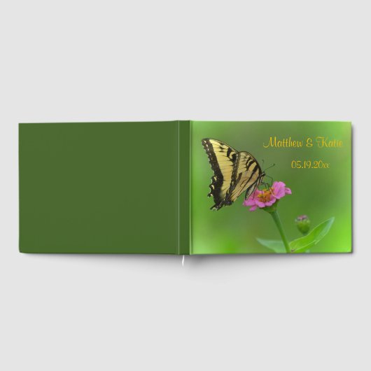 Vlinder verzamelt nectar gastenboek (Volledig)