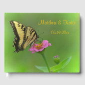 Vlinder verzamelt nectar gastenboek (Voorkant)