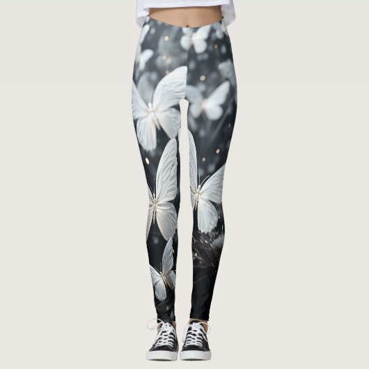 Vlinder vet print Leggings (Voorkant)