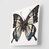 Vlinder Vierkante Klok (Hoek)