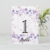 Vlinder Visioenen Lilac Jubileum Tafelnummer (Staand voorkant)