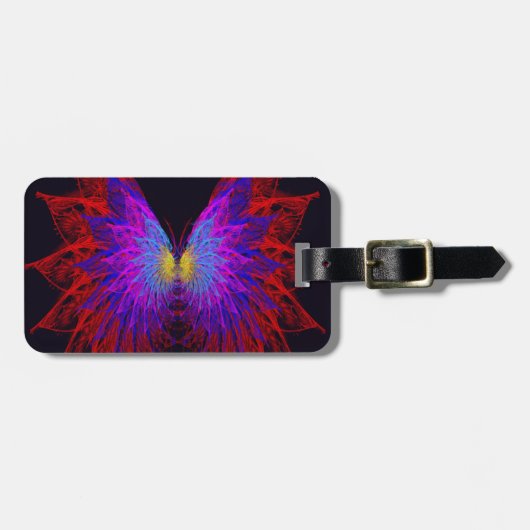 Vlinder Vleugels Bagagelabel (Voorkant horizontaal)