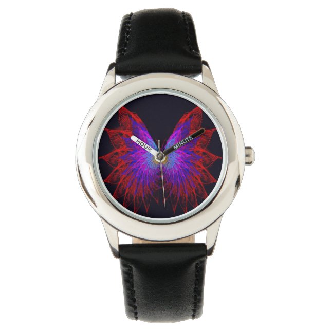 Vlinder Vleugels Horloge (Voorkant)