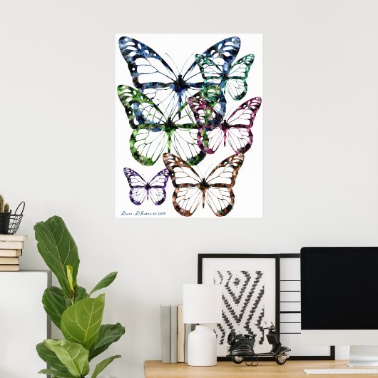 Vlinder! Vlinder! Poster (Thuiskantoor)