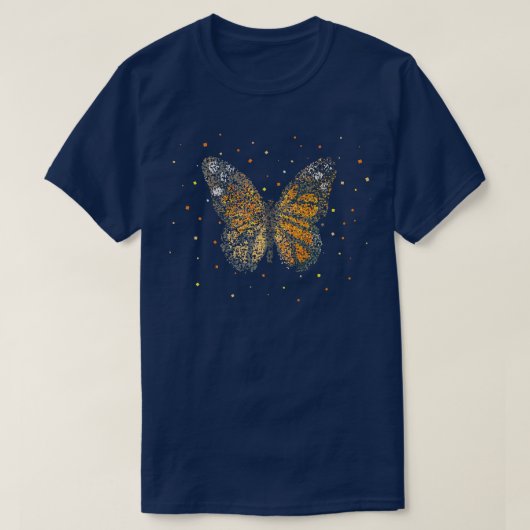 Vlinder Vlinders Tuin T-shirt (Design voorkant)