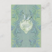 Vlinder Vlucht Bloemrijke Wensput Kaart (Achterkant)