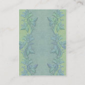 Vlinder Vlucht FloralWishing Well Kaart (Achterkant)