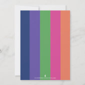 Vlinder Volwassen Kleurplaten en Kleurenpalet Kaart (Achterkant)