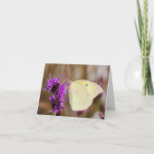 Vlinder voor Afstuderen en Inspirerend Kaart (Voorkant)